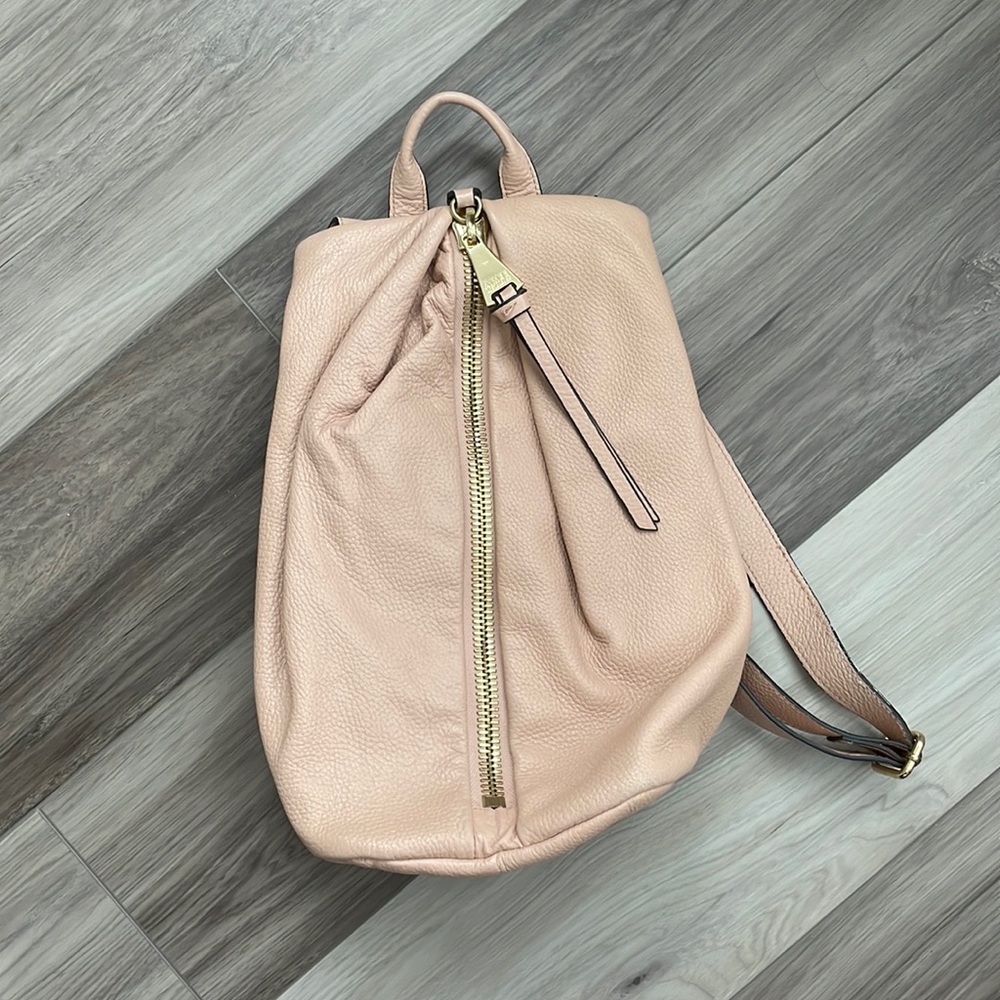 Pink leather Aimee Kestenberg backpack 🎒